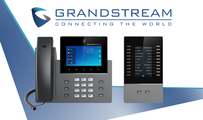 GRANDSTREAM RELEASES THE NEW HIGH-END GXV3350 SMART IP VIDEO PHONE AND GBX20 EXT EXTENSION MODULE